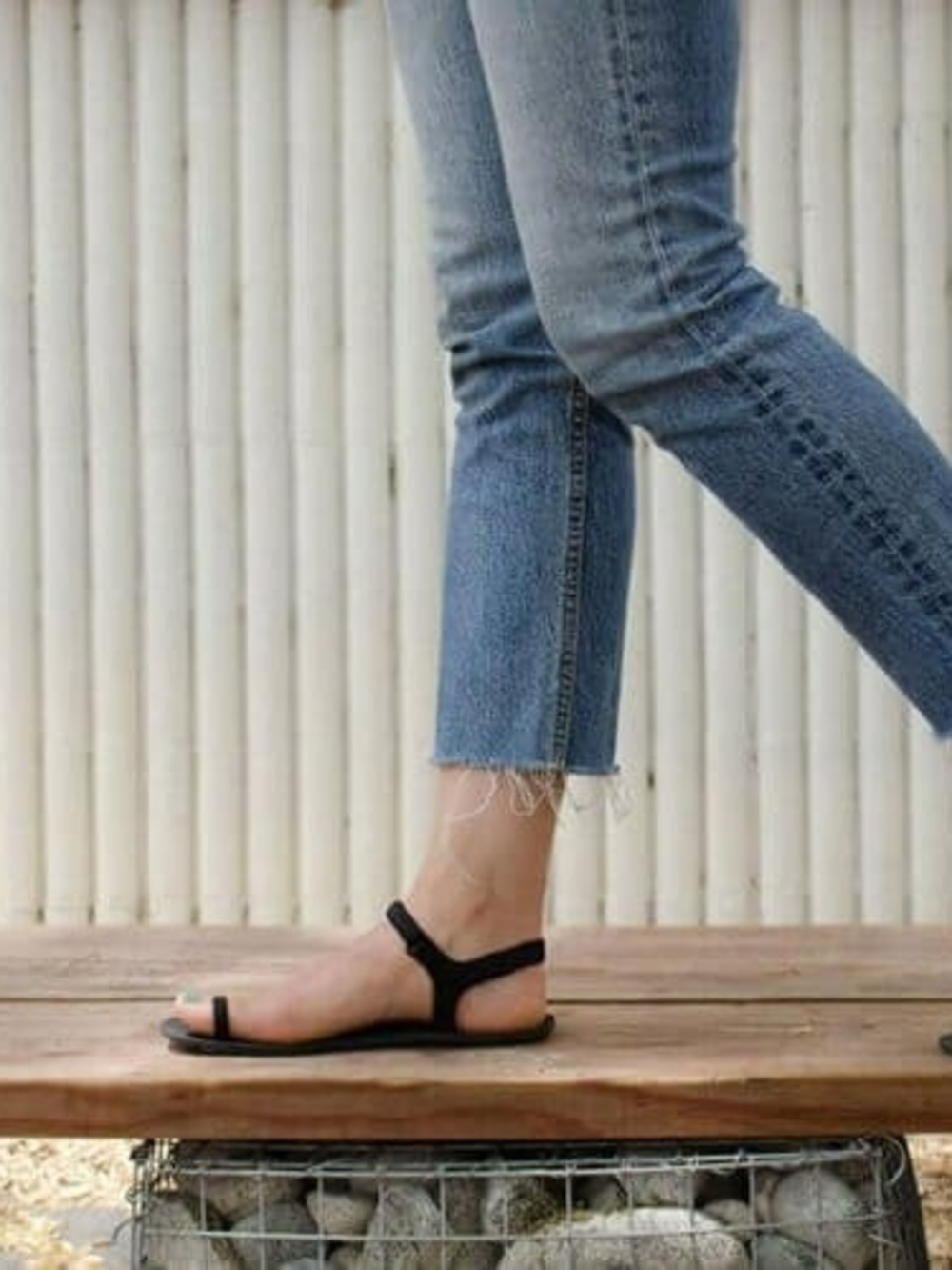 Xero Barefoot Minimalist Jessie Sandal in Black - Picture 2 of 3